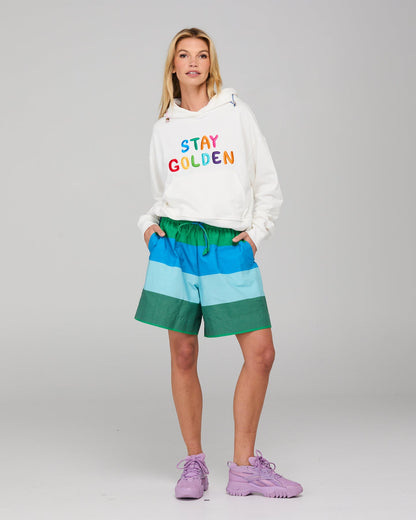 Boom Shankar Meeko Embroidered Jumper - White Multi