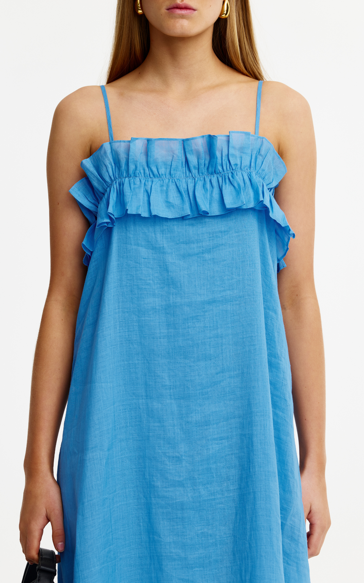 Blue Azure Kinny Lola Ramie Maxi Dress