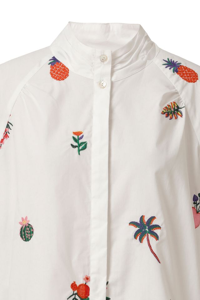 Emily Lovelock Mona Blouse White