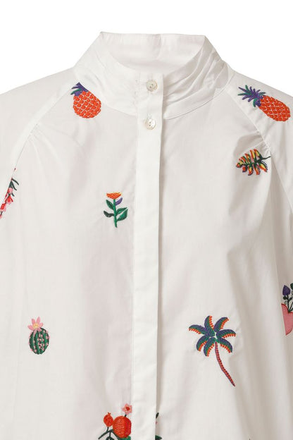 Emily Lovelock Mona Blouse White