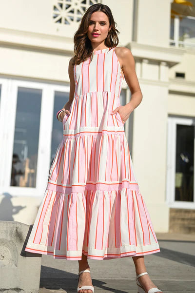 Wyatt Wylde Esme Dress – Candy Stripe
