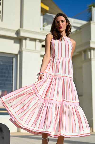 Wyatt Wylde Esme Dress – Candy Stripe