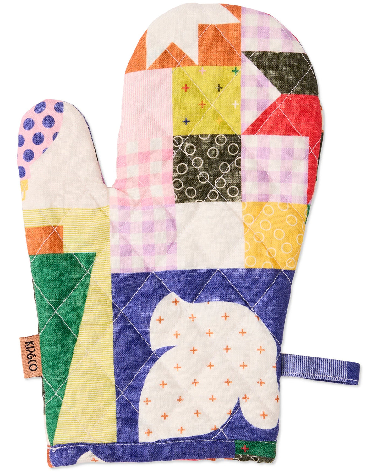 KIP AND CO Christmas Patchwork Oven Mitt