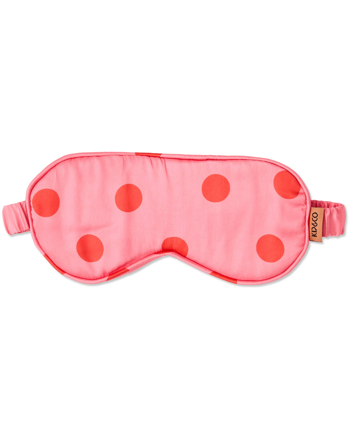 KIP AND CO Polkadot Pink Eco Satin Eye Mask