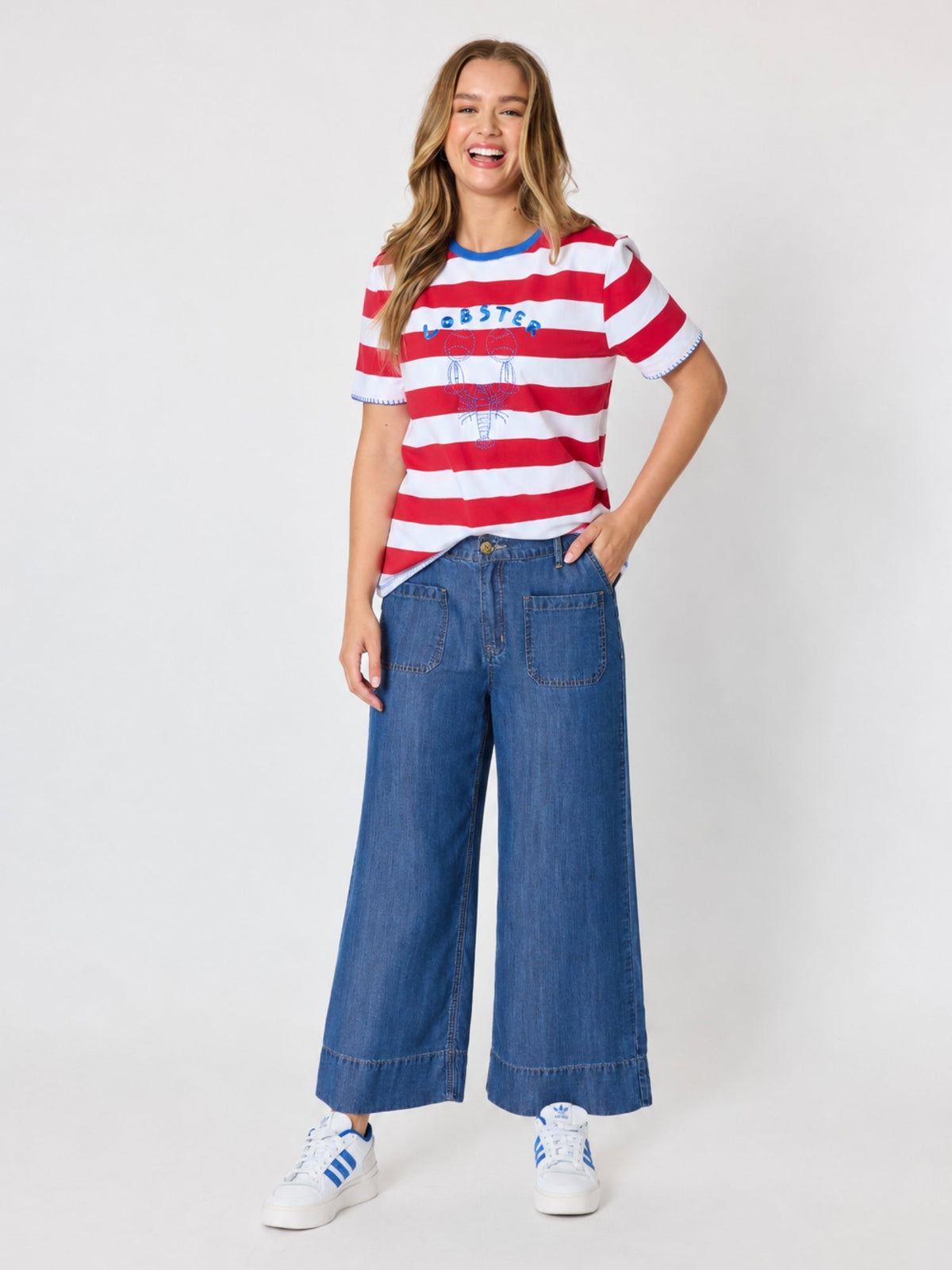 Threadz Rhode Island Stripe Tee - 2 Colours