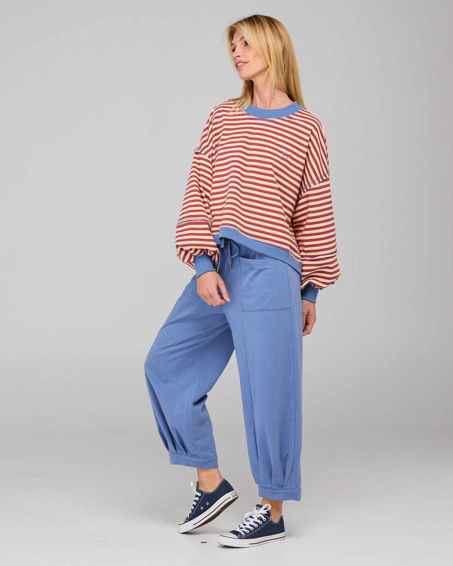 Boom Shankar Guru Track Pant - Blue