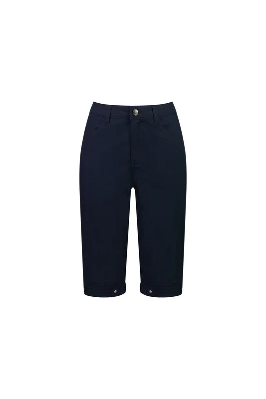 Vassalli Poplin Short - Navy