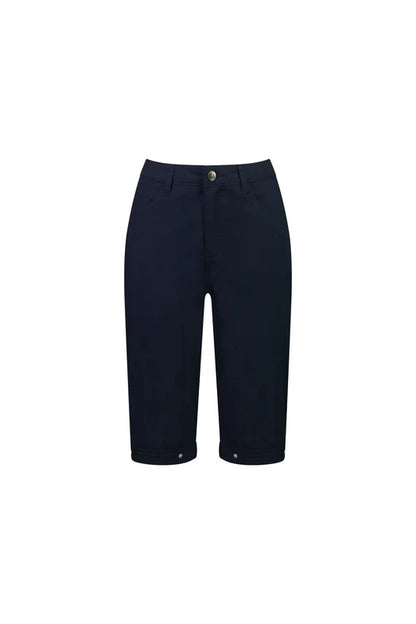 Vassalli Poplin Short - Navy