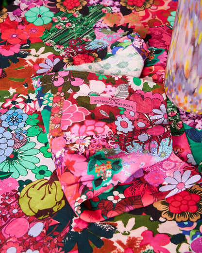 Kip and Co x Romance Was Born Flower Power Pink 4P Napkin Set