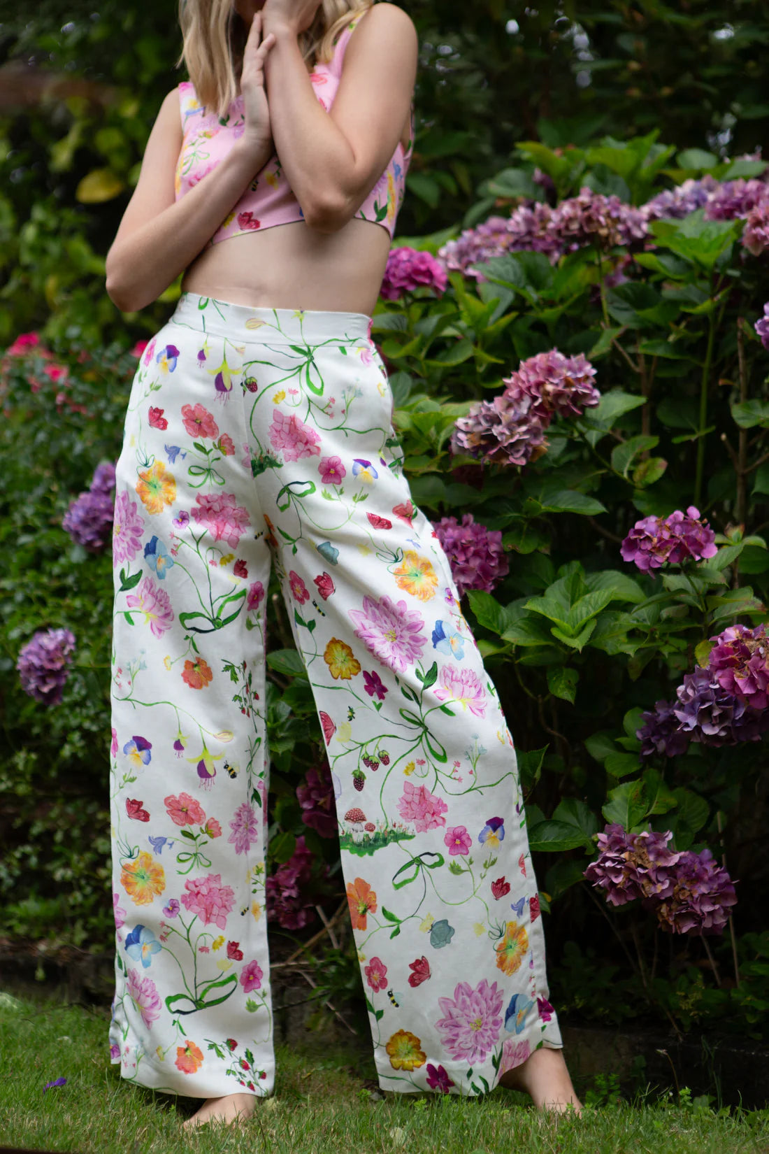 Gem the Label  White Dreamscape Willow Pants
