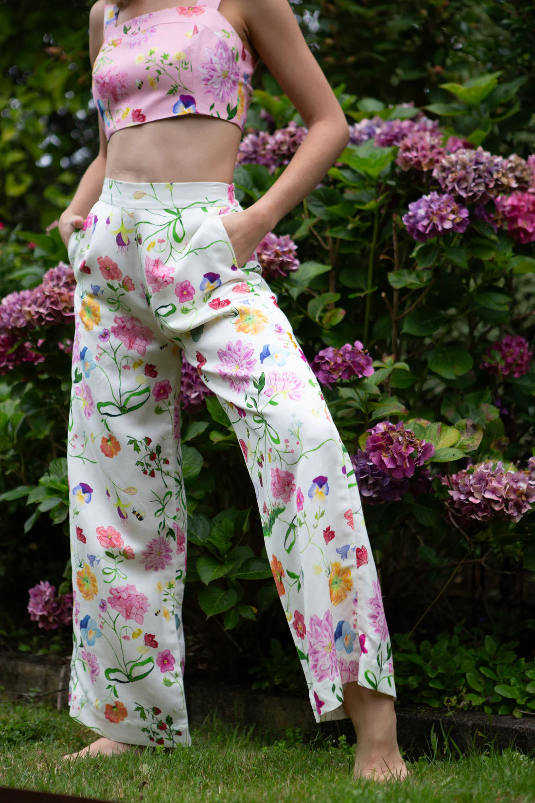 Gem the Label  White Dreamscape Willow Pants