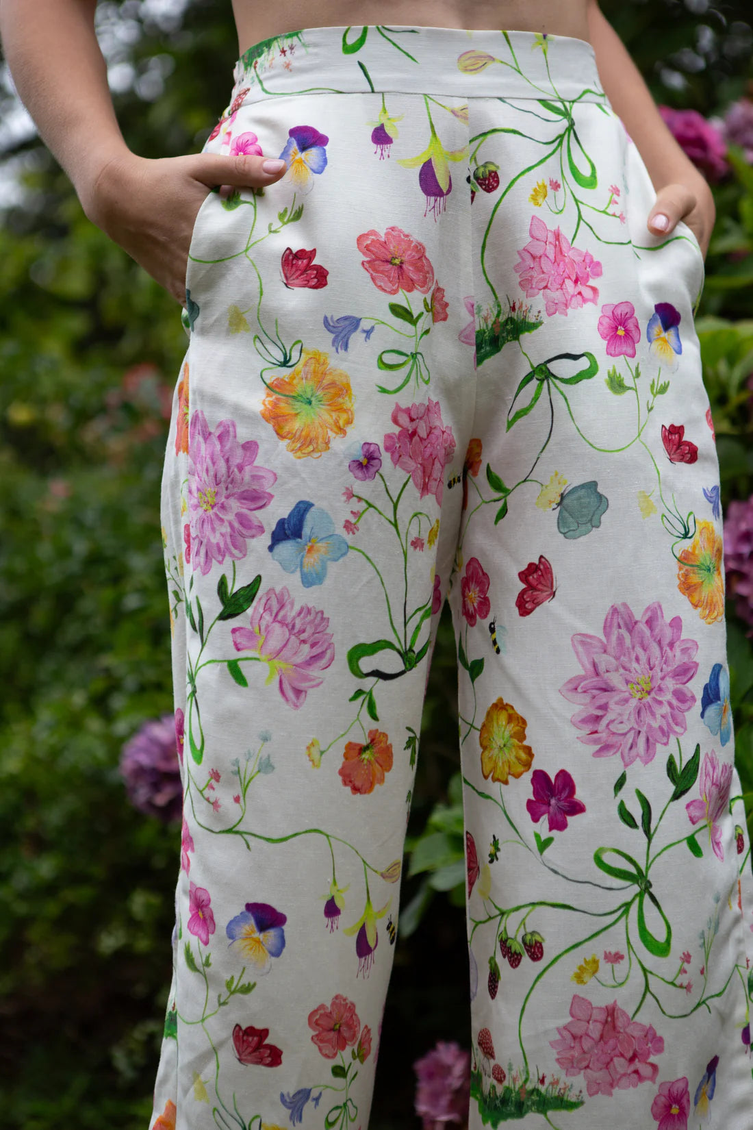 Gem the Label  White Dreamscape Willow Pants