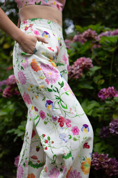 Gem the Label  White Dreamscape Willow Pants