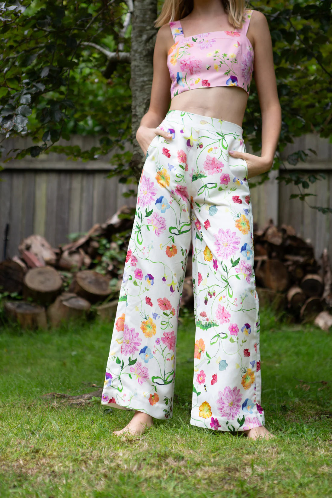 Gem the Label  White Dreamscape Willow Pants