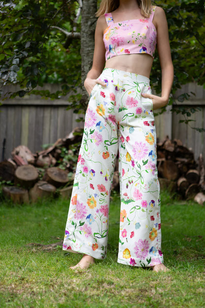 Gem the Label  White Dreamscape Willow Pants