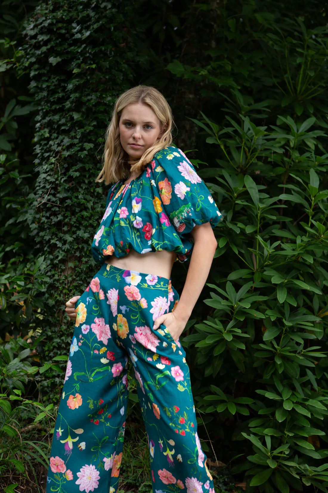 Gem the Label Forrest Green Willow Pants