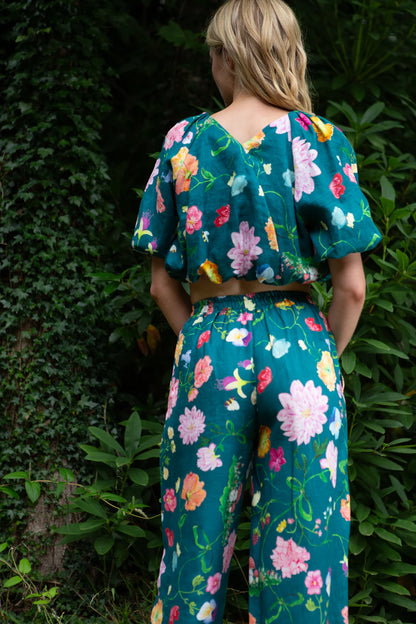 Gem the Label Forest Green Dreamscape Cloud Top