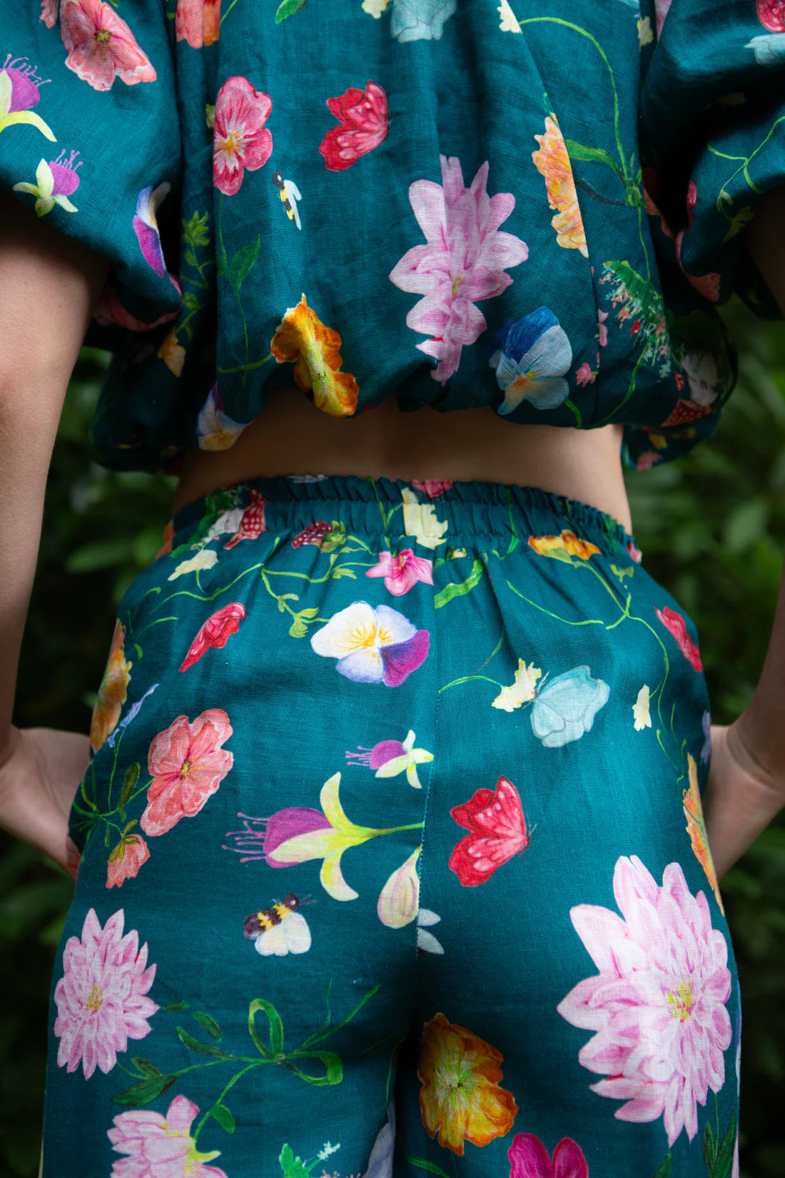 Gem the Label Forest Green Dreamscape Cloud Top