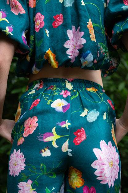 Gem the Label Forest Green Dreamscape Cloud Top