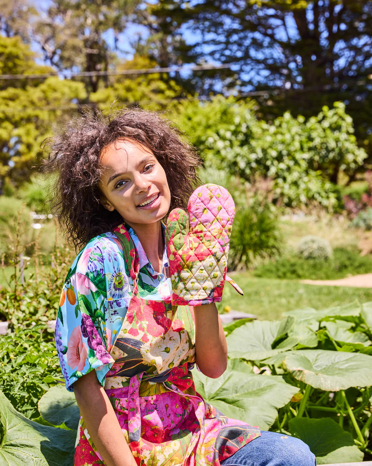 Kip and Co Australian Bush Blossom Oven Mitt