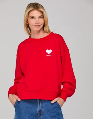 Boom Shankar Amore Jumper - Strawberry