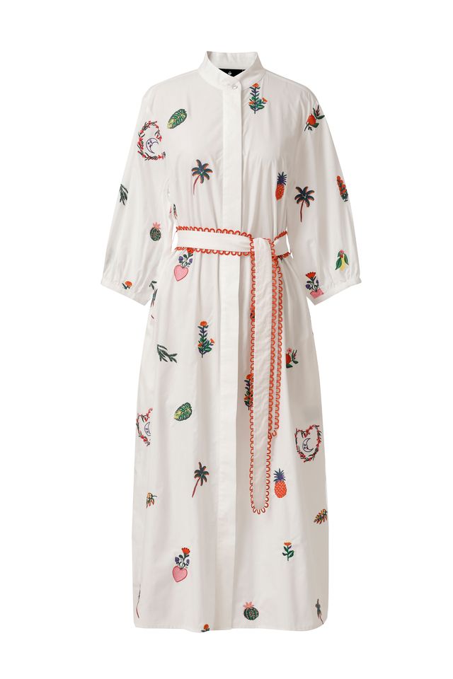 Emily Lovelock Zora Dress White