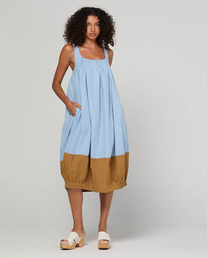 Asha Midi Dress - Iced Chai