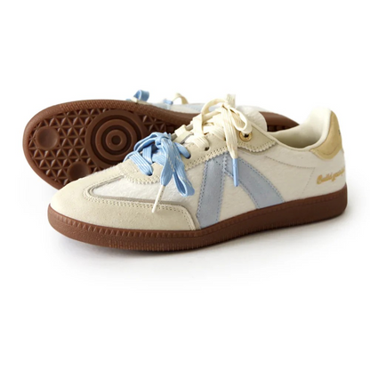 cream pony hair sneakers for women | ASFVLT