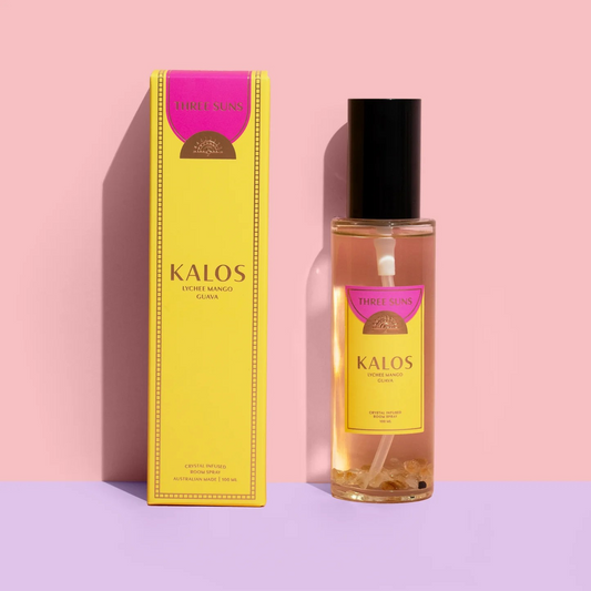 Three Suns KALOS | Crystal Room Spray of Prosperity | Lychee Mango + Guava