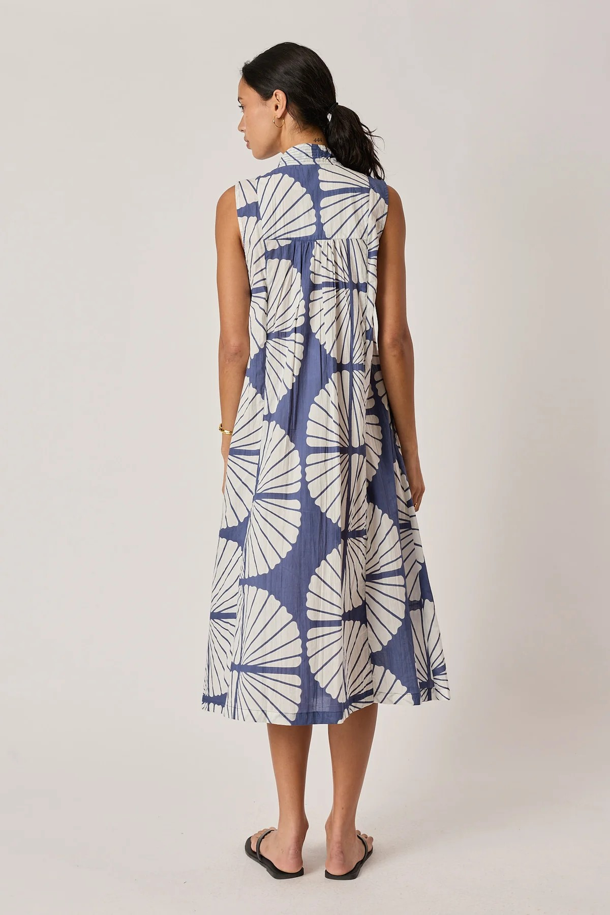 Ibisa Kayce Relaxed Fit Sleeveless Summer Dress