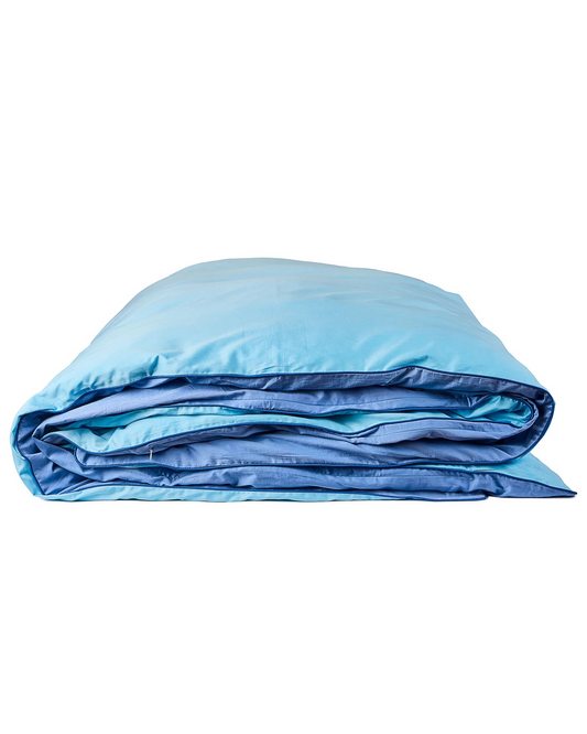 Kip and Co Glow In Blue Bamboo Cotton Quilt Cover