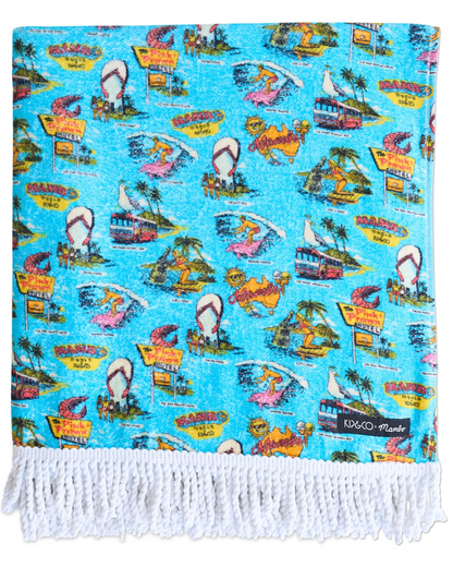 Kip&Co x Mambo Mambo World Printed Terry Beach Towel