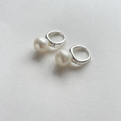 Greenwood Designs Kate Freshwater Pearl Earrings Silver