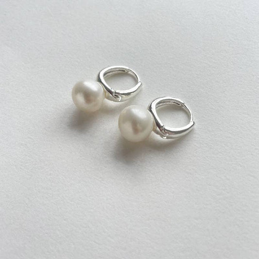Greenwood Designs Kate Freshwater Pearl Earrings Silver