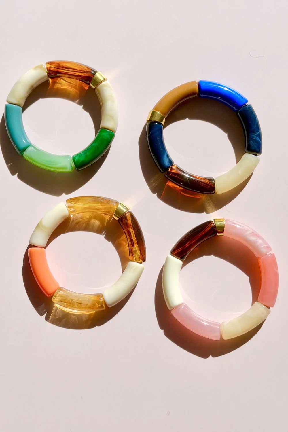 Mosk Melbourne Tube Bracelets - Multiple Colours