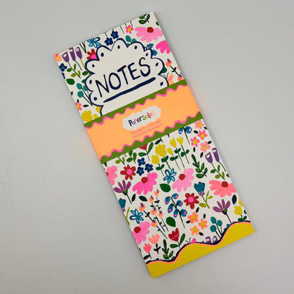 Magnetic List Pad Notes To Do List Flowers Stationery