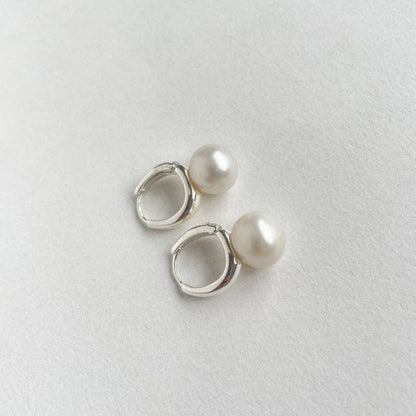 Greenwood Designs Kate Freshwater Pearl Earrings Silver