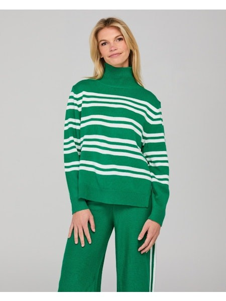 Boom Shankar Zena Jumper - Green Stripe