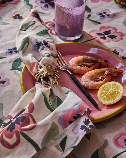 Kip and Co Pretty Pansy Tablecloth - 2 Sizes