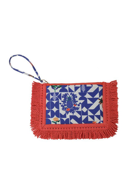 Emily Lovelock Canvas Pouch Indigo
