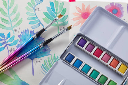 Lordy Dordie "Metallic Magic" Watercolour Travel Paint Set