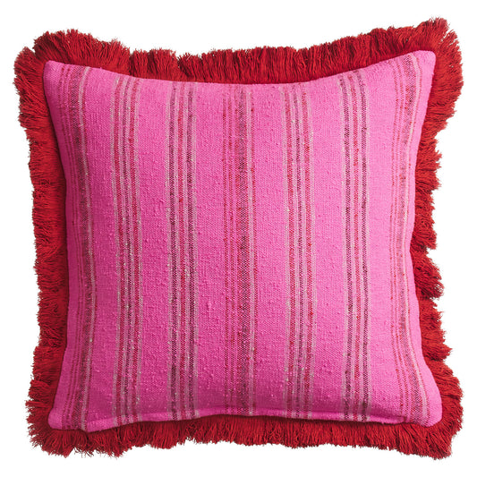 Sage and Clare Nicolette Woven Cushion Pansy