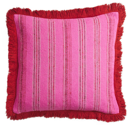 Sage and Clare Nicolette Woven Cushion Pansy