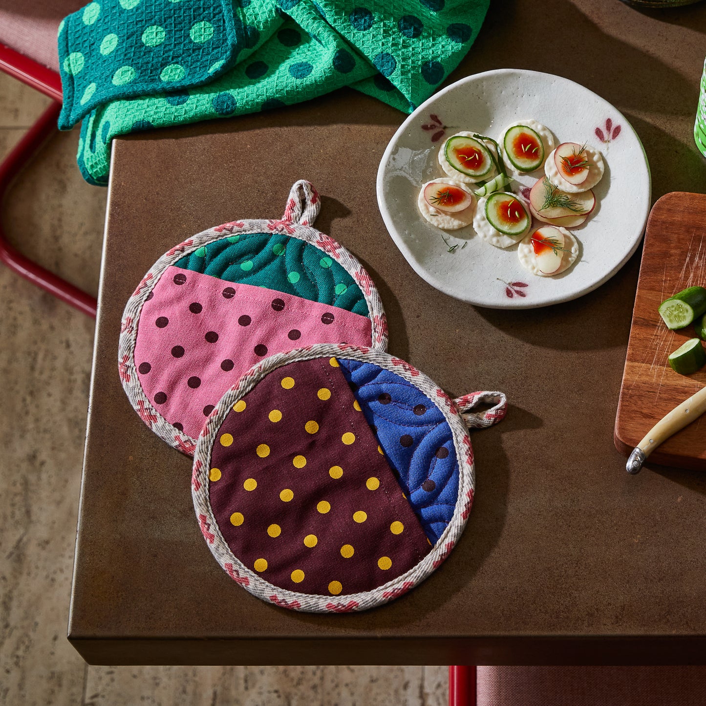 Sage and Clare Paige Pot Holder