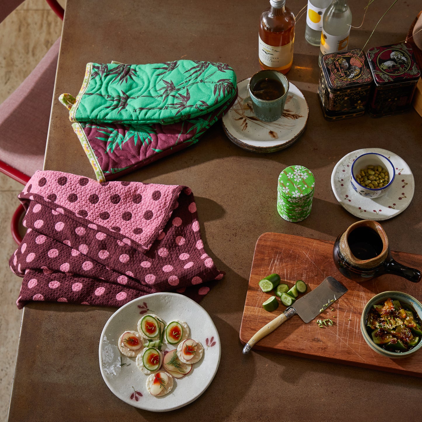 Sage and Clare Paige Tea Towels - 3 Colours