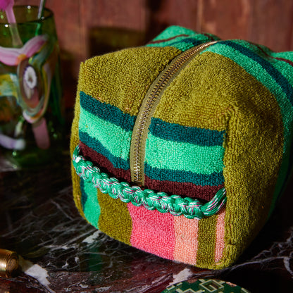 Sage and Clare Nicolette Terry Pouch Juniper Small