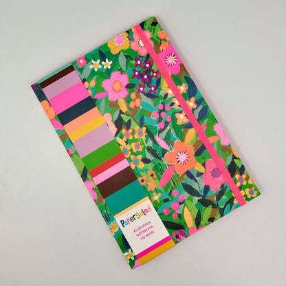 Paper Salad A5 Journal Notebook Bright Flowers Stationery
