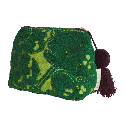 Sage & Clare Lucia Terry Pouch -  Small Kelp