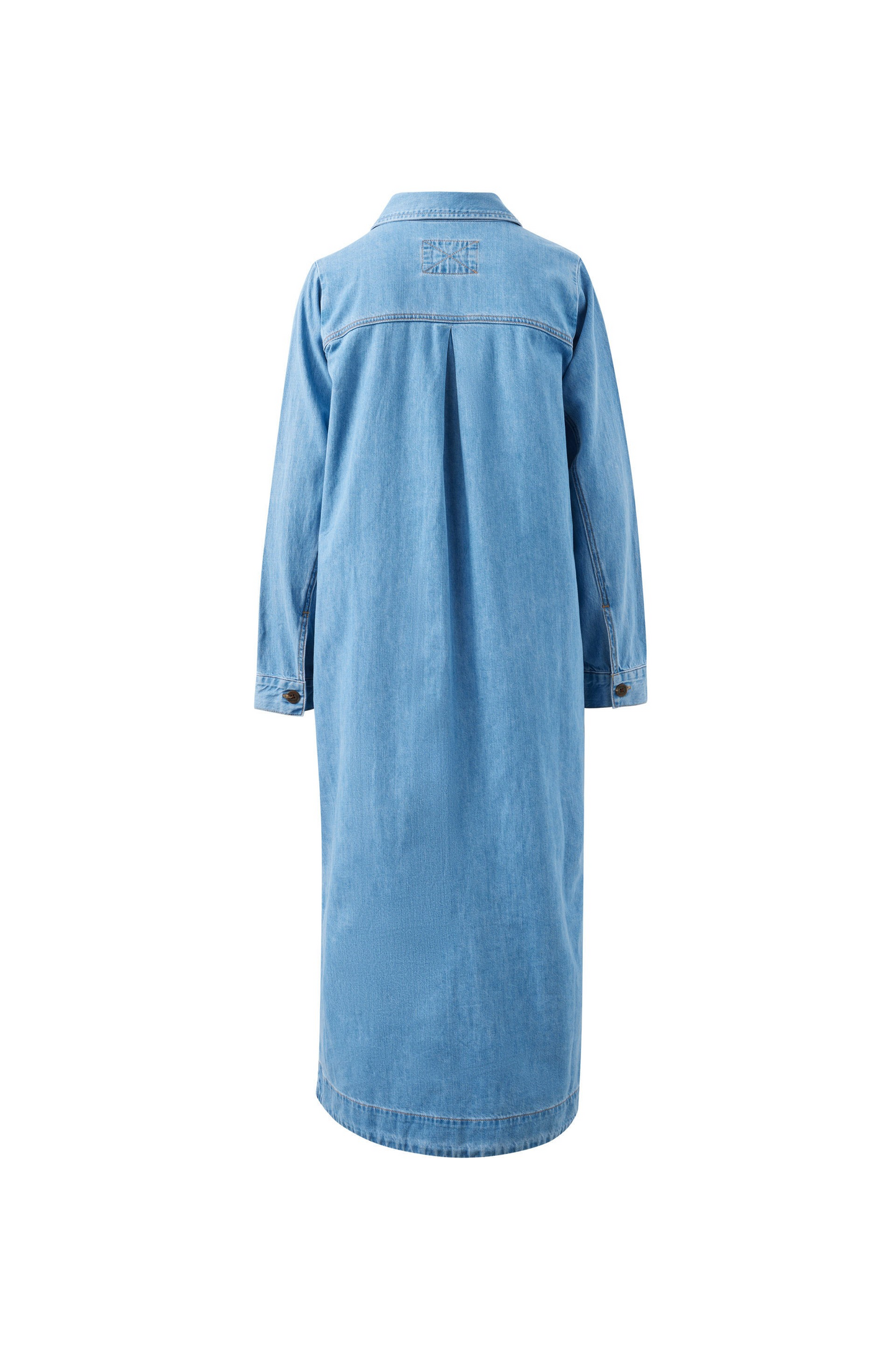 Ceres Life Rae Long Sleeve Midi Dress New Vintage Blue