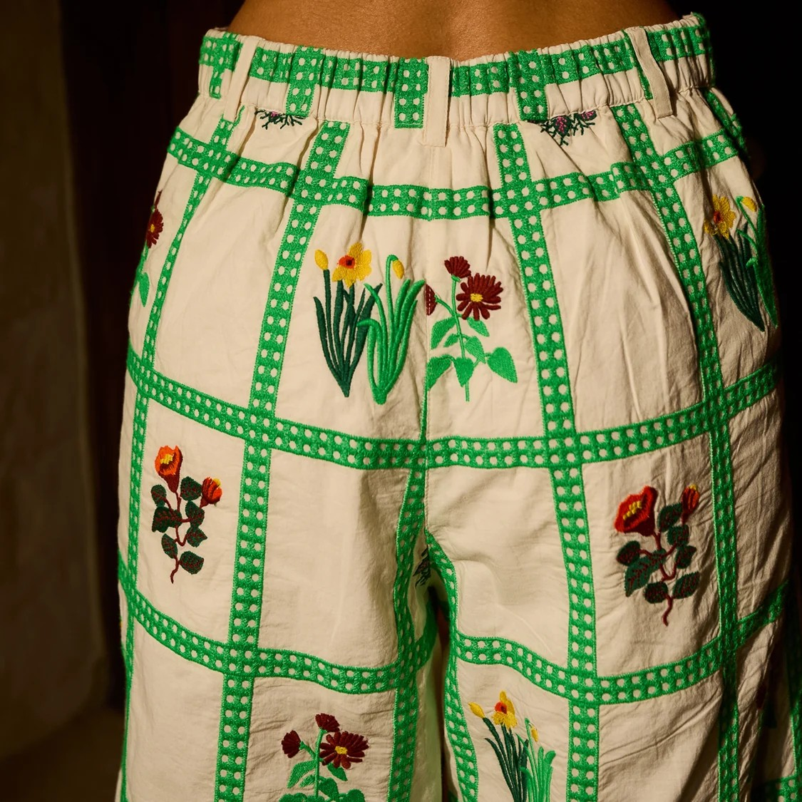 Sage & Clare Florina Wide Leg Pant - Porcelain